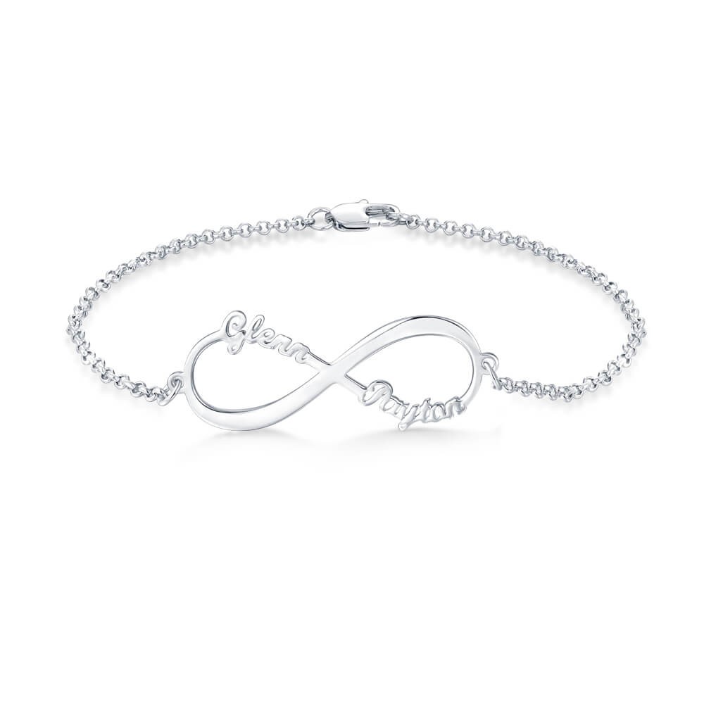 Personalisiertes Infinity Charm-Armband