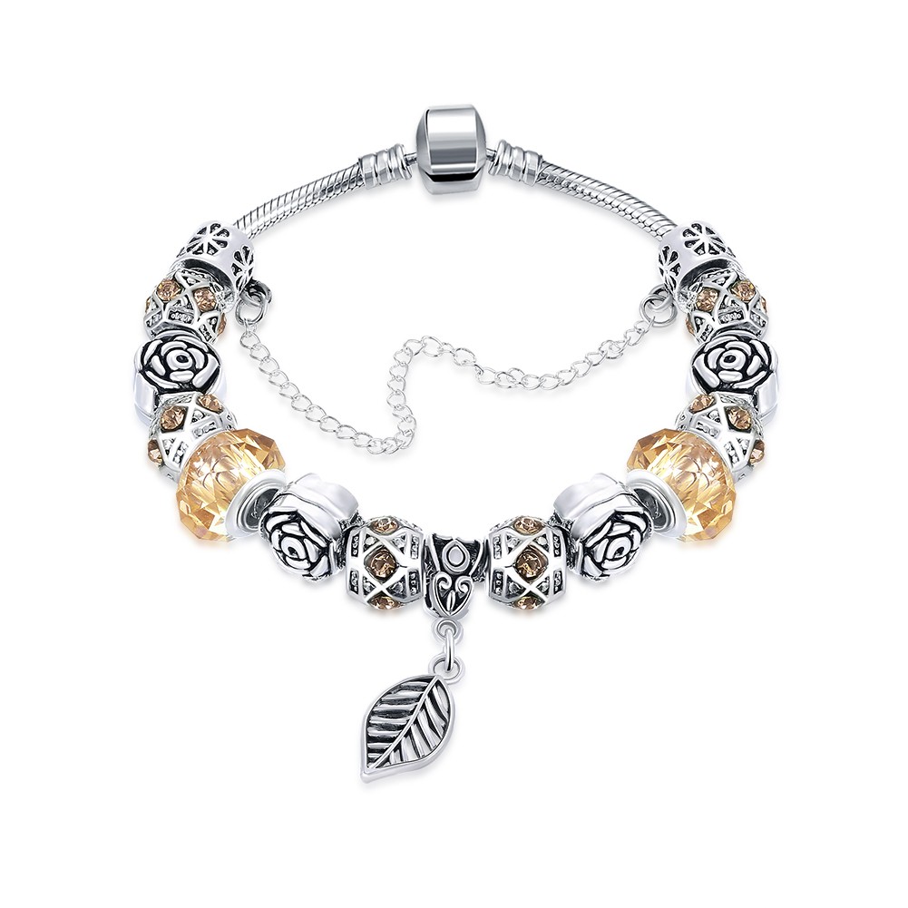 Gelbes Blattarmband