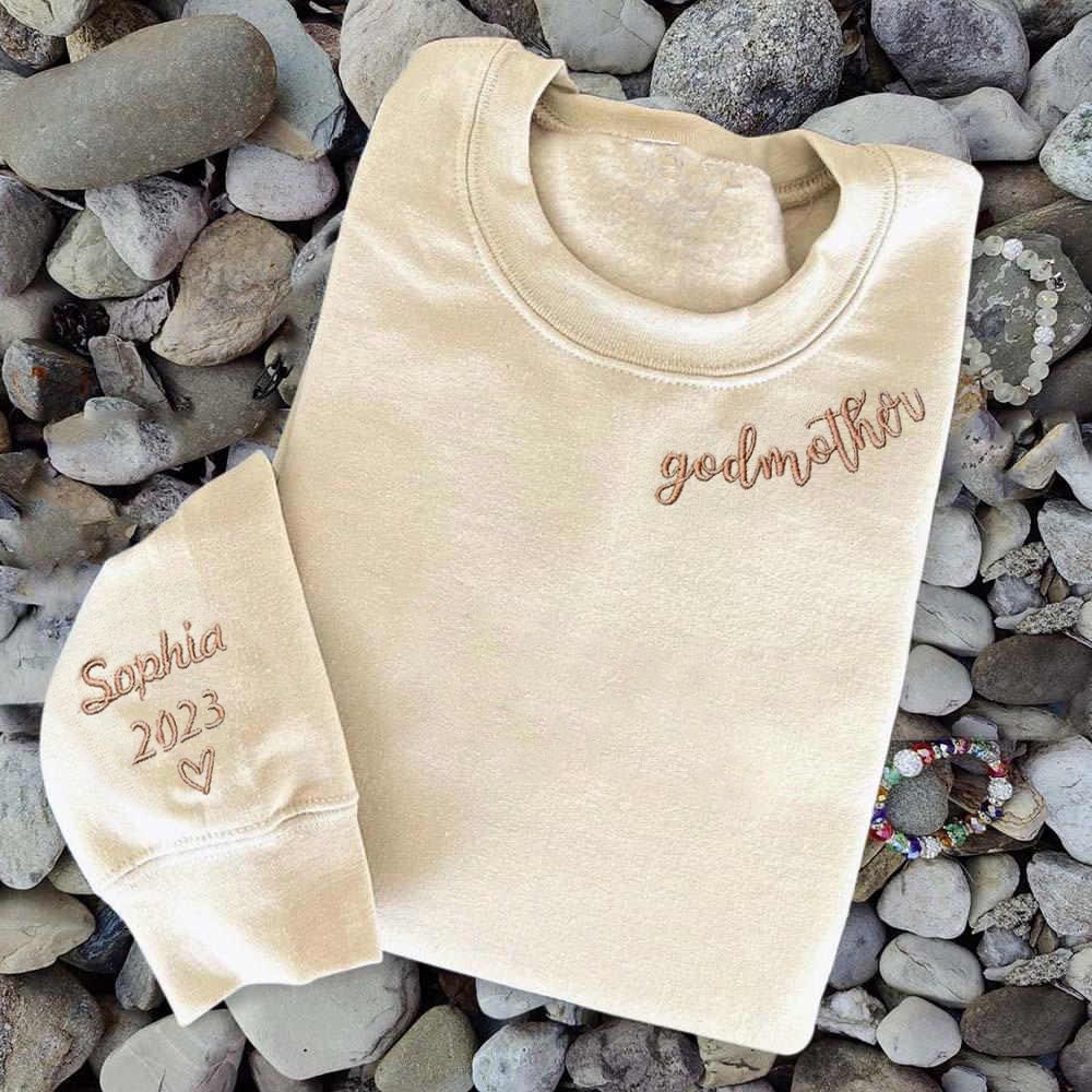 Benutzerdefinierte Mama bestickt Sweatshirt Hoodie mit Kindernamen für Muttertag Geschenkideen