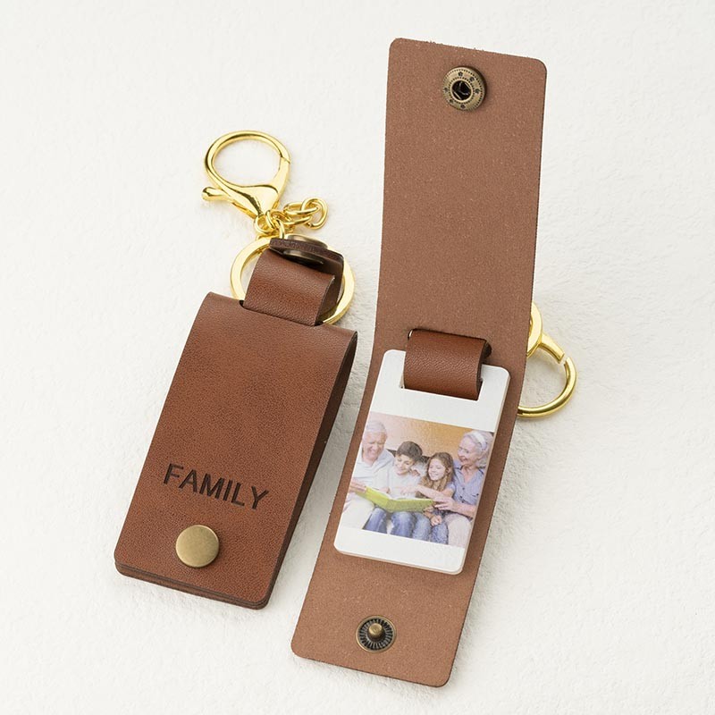 Personalisierter Foto-Schlüsselanhänger für Familien