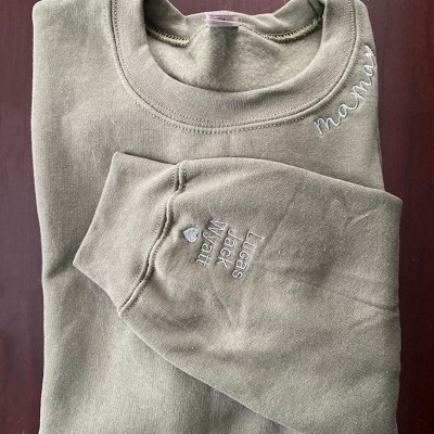 Benutzerdefinierte Mama bestickt Sweatshirt Hoodie mit Kindernamen für Muttertag Geschenkideen