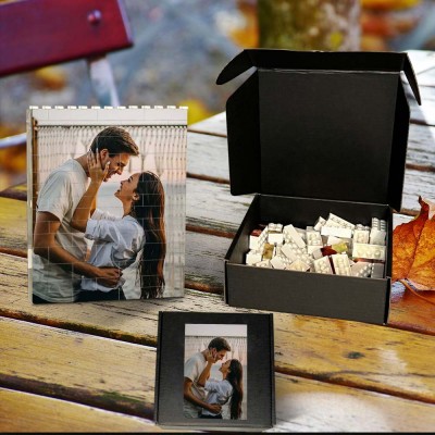 Personalisierte Fotoblock-Puzzle-Bausteine, Jahrestag, Geburtstag, Valentinstag, Geschenkideen