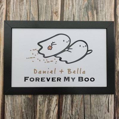 Forever My Boo Paare Halloween Schild Innendekoration