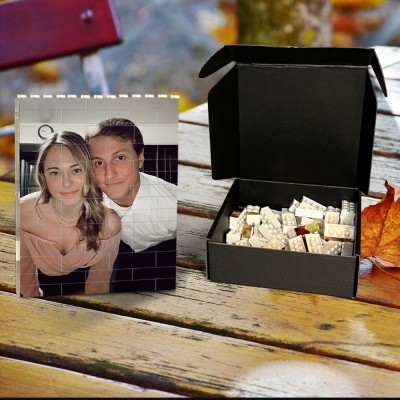 Personalisierte Fotoblock-Puzzle-Bausteine, Jahrestag, Geburtstag, Valentinstag, Geschenkideen