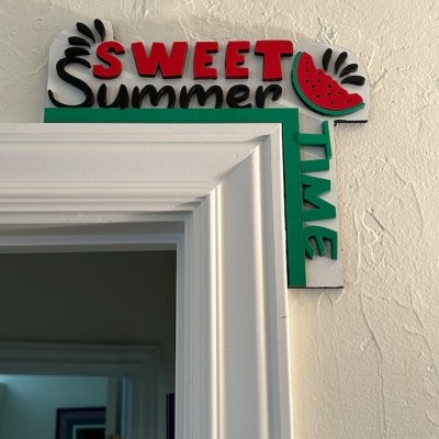 Sweet Summer Time Door Corner Sign