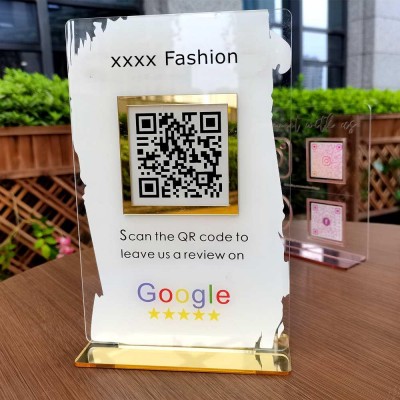 Personalized Business Review QR Code Sign | Salon Sign | Beauty Sign