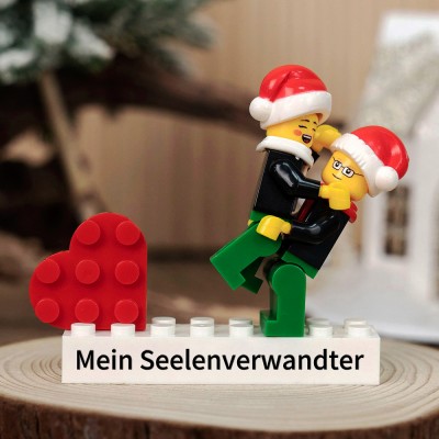 Personalisierte Kleine Figur für Paar Weihnachtsgeschenk