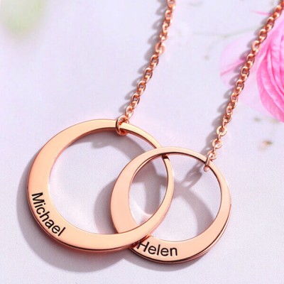 Personalisierte Zeichen der Liebe Namenskette Valentinstag Geschenke