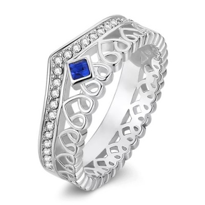 Versprechen personalisierter Geburtssteinring