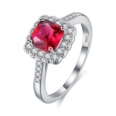 S925 Silber Blending Love Verlobungsring