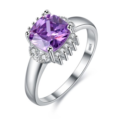 S925 Silber Blending Love Verlobungsring