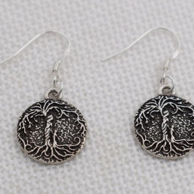 Mama & Kind 'Baum des Lebens' Anhänger Ohrringe