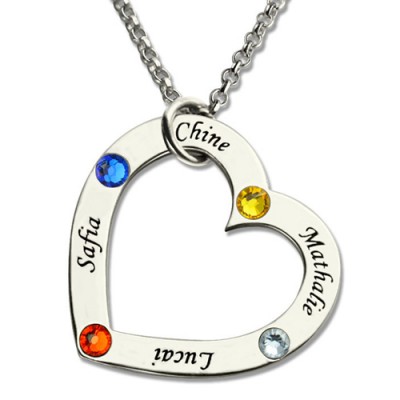 Mutter Halskette Familie in deinem Herzen Schmuck