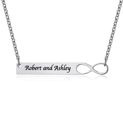 Infinity Personalisierte Coupon Namenskette Bar Personalisierte Namenskette