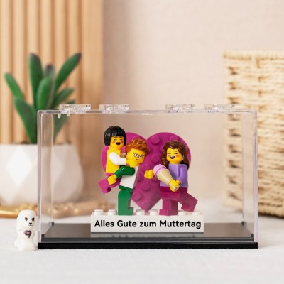 Personalisierte Kleine Figur mit Box für Mama Muttertag Geschenk