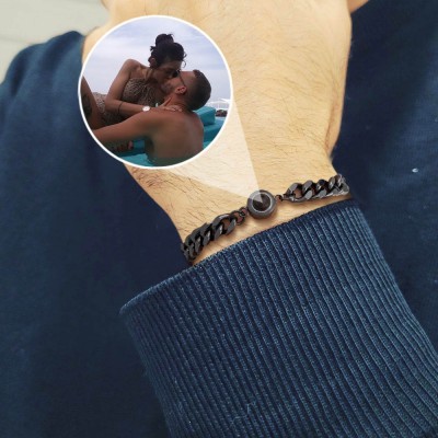 Personalisierte Erinnerungsfoto-Projektionsarmband-Geschenkideen für Sie und Ihn zum Jahrestag