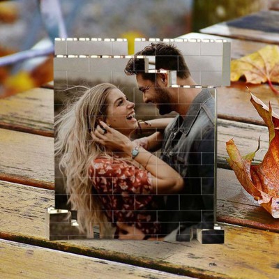 Personalisierte Fotoblock-Puzzle-Bausteine, Jahrestag, Geburtstag, Valentinstag, Geschenkideen
