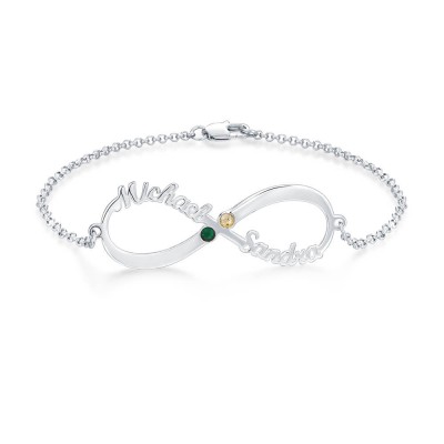 Personalisiertes Infinity Charm-Armband