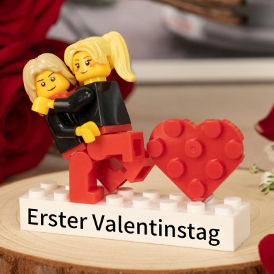 Personalisierte Kleine Figur für Paar Valentinstagsgeschenk