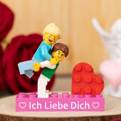Personalisierte Kleine Figur für Paar Valentinstagsgeschenk