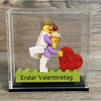 Personalisierte Kleine Figur mit Box für Paar Valentinstagsgeschenk