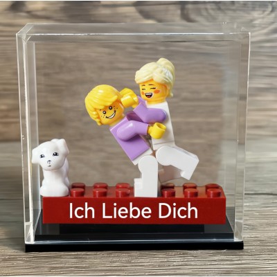 Personalisierte Kleine Figur mit Box für Paar Valentinstagsgeschenk
