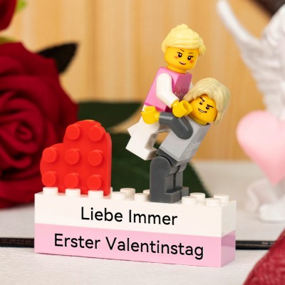 Personalisierte Kleine Figur für Paar Valentinstagsgeschenk