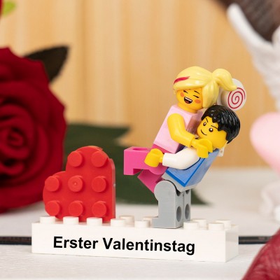 Personalisierte Kleine Figur für Paar Valentinstagsgeschenk