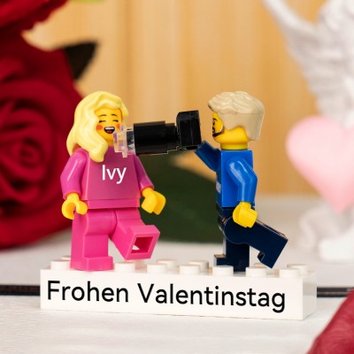 Personalisierte Kleine Figur für Paar Valentinstagsgeschenk