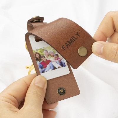 Personalisierter Foto-Schlüsselanhänger für Familien
