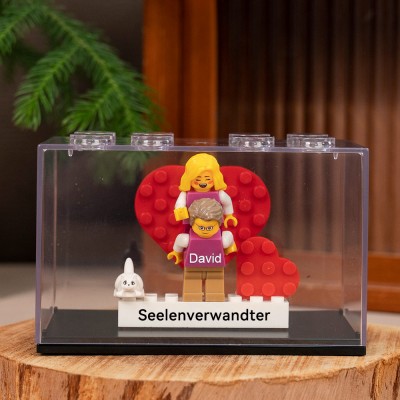 Personalisierte Keine Figur mit Box für Paar Geburtstag Jahrestag Geschenk