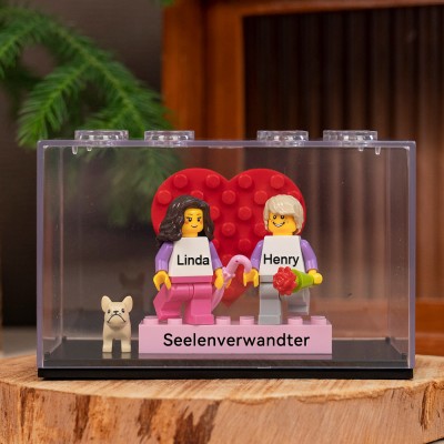 Personalisierte Keine Figur mit Box für Paar Geburtstag Jahrestag Geschenk