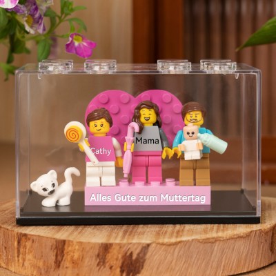 Personalisierte Kleine Figur mit Box für Mama Muttertag Geschenk