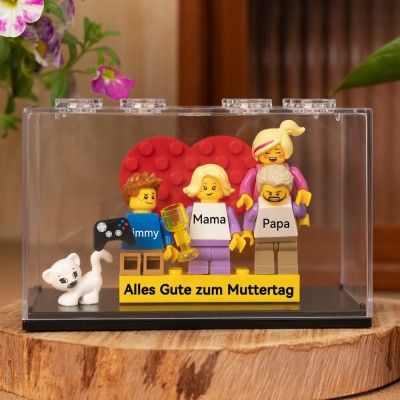 Personalisierte Kleine Figur mit Box für Mama Muttertag Geschenk