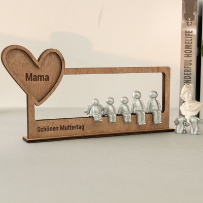 Personalisierte Figuren Muttertag Geburtstag Geschenkideen für Mama Oma