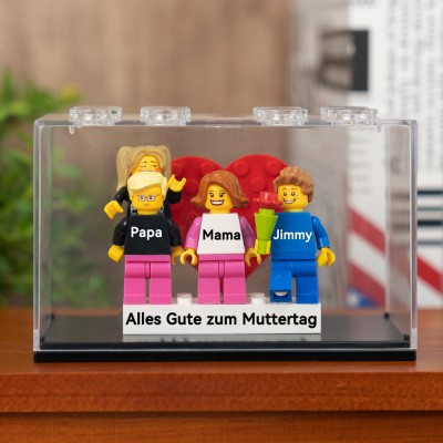Personalisierte Kleine Figur mit Box für Mama Muttertag Geschenk
