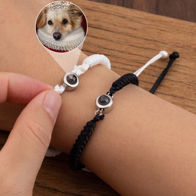 Personalisiert Memorial Photo Projection Armband für Haustiere