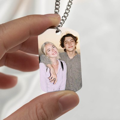 Individuelle Foto-Halskette-Beste Geschenke für die Familie für Sie und Ihn
