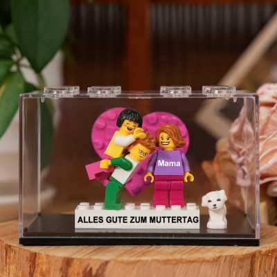 Personalisierte Kleine Figur mit Box für Mama Muttertag Geschenk