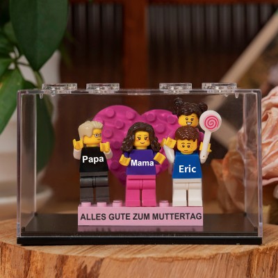 Personalisierte Kleine Figur mit Box für Mama Muttertag Geschenk