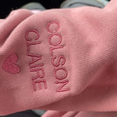 Benutzerdefinierte Mama bestickt Sweatshirt Hoodie mit Kindernamen für Muttertag Geschenkideen