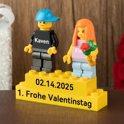Personalisierte Kleine Figur für Paar Valentinstag Geschenk