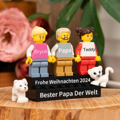 Personalisierte Kleine Figur für Familie Weihnachtsgeschenk