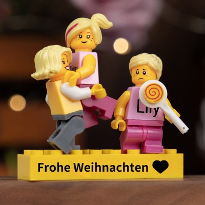 Personalisierte Kleine Figur für Familie Weihnachtsgeschenk