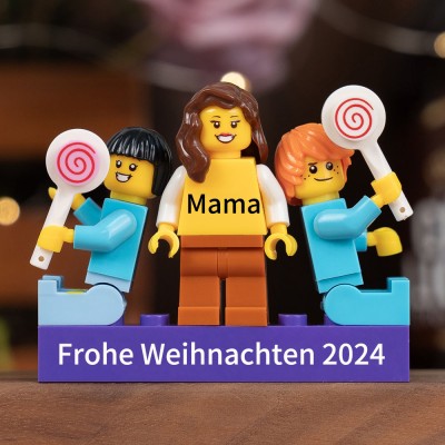 Personalisierte Kleine Figur für Familie Weihnachtsgeschenk