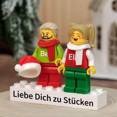 Personalisierte Kleine Figur für Paar Weihnachtsgeschenk