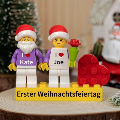 Personalisierte Kleine Figur für Paar Weihnachtsgeschenk