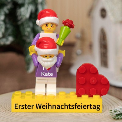 Personalisierte Kleine Figur für Paar Weihnachtsgeschenk