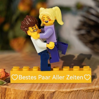 Personalisierte Kleine Figur für Paar Weihnachten Valentinstag Geschenk
