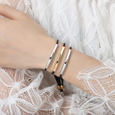 Personalisiertes Mama-Bären-Armband für Mama und Oma